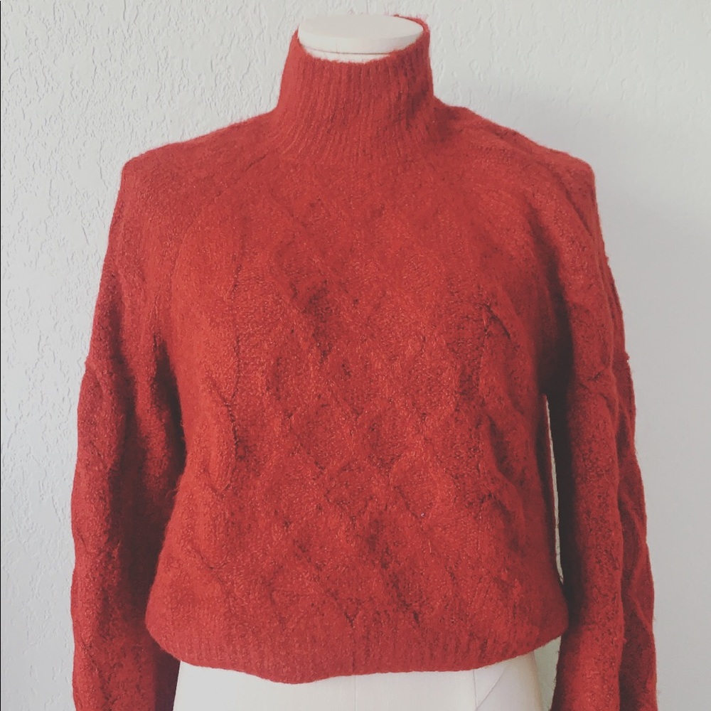 Abercrombie and Fitch sweater size small red
